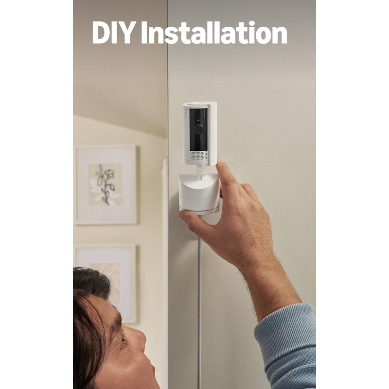 Ring Pan-Tilt Indoor Camera | Plug-In Pet Security Camera |