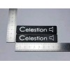Celestion Speaker Badge Logo Emblem Brushed Silver Pair