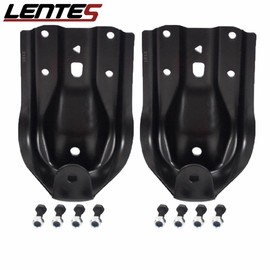 BST BSSP 4PCS 722-006 722-008 Rearward Leaf Spring Shackle Kit & Bracket Hanger Set Replacement for 1988-1997 Chevy C/K 1500 2500 3500 GMC K1500 2500 3500 Pickup Truck