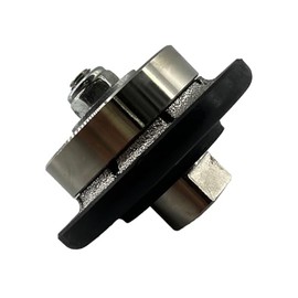 1/8" Demi Bullnose Diamond Hand Profile Wheel for Granite, Marble, and Stone, 40/50 Grit, 5/8"-11 Arbor