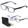 infactory Blue light filter glasses: eye-friendly screen glasses with blue