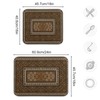 ElliTarr Dish Drying Mat for Kitchen Counter, Microfiber Absorbent Dish