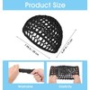 Hairnets for Sleeping In, 4 Pcs Breathable Crochet Hairnets for