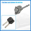 VekAuto 1 Set Front Door Lock Cylinder Set Kit with