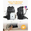 Travel Backpack for Men - 50L Convertible Duffle Bag with