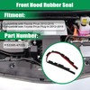 FZJDSD Front Bumper Front Hood Rubber Seal Compatible with Toyota