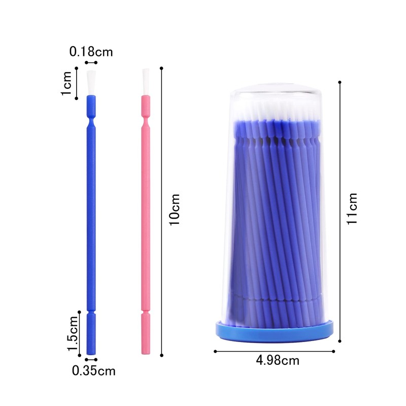 400pcs Disposable Dental Micro Brushes Dental Brushes Dental Applicator with