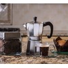 Bellemain Stovetop Espresso Maker Moka Pot (Silver, 6 Cup)