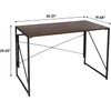 Saicool Folding Computer Desk 39" Writing Computer Desk Space Saving