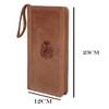 Style98 Unisex Leather Brown Passport Holder, Brown, M, Clutch