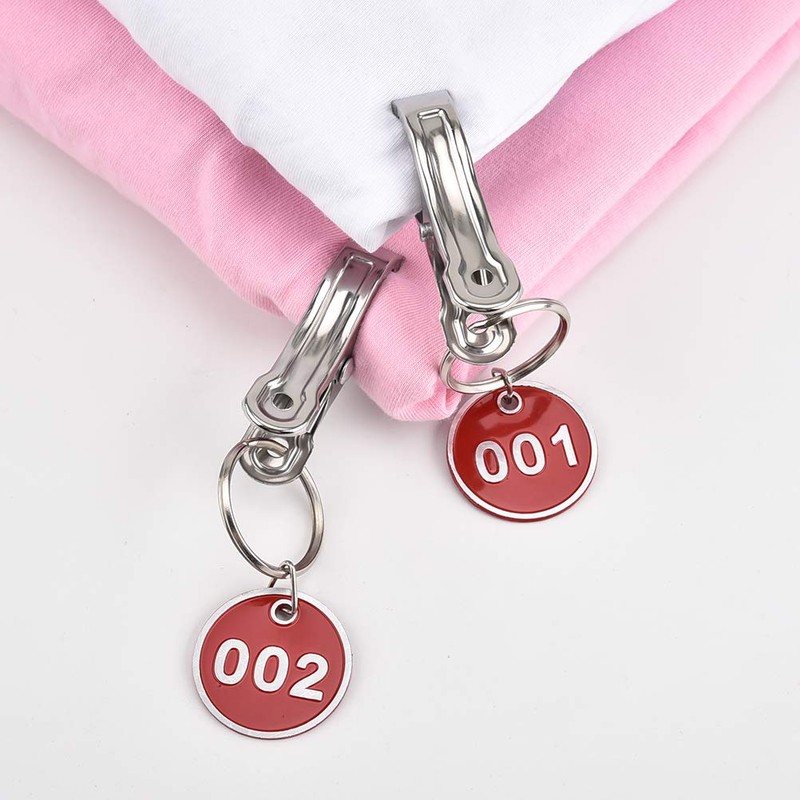 MITUKE Door Number Tag Cloak Locker Number Tag Key Label