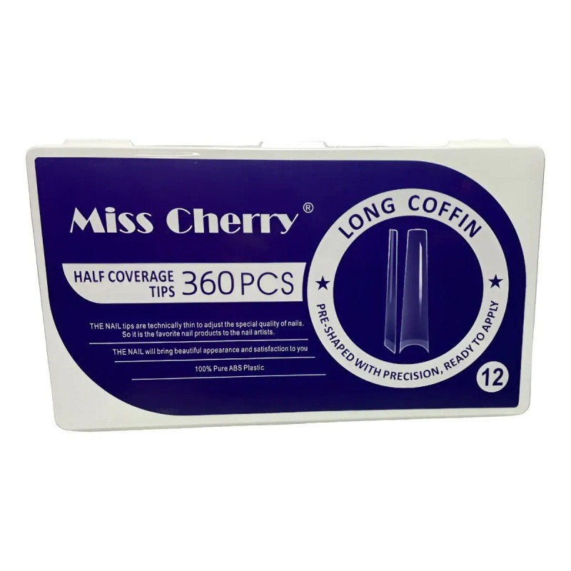 Tip Coffin Extra Largo Xxl 360 Piezas Uñas Acrilico