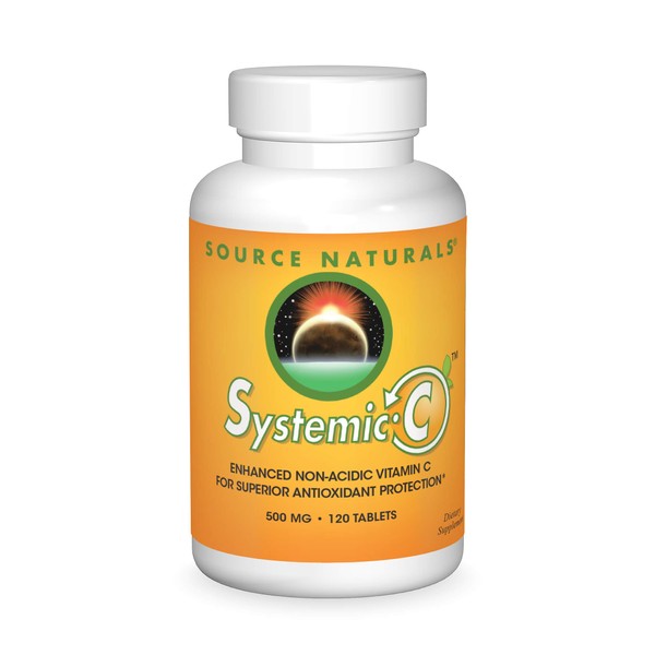 Source Naturals Systemic C, 500mg - 120 Tablets