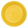 Club Pack of 600 School Bus Yellow Disposable Plastic Party