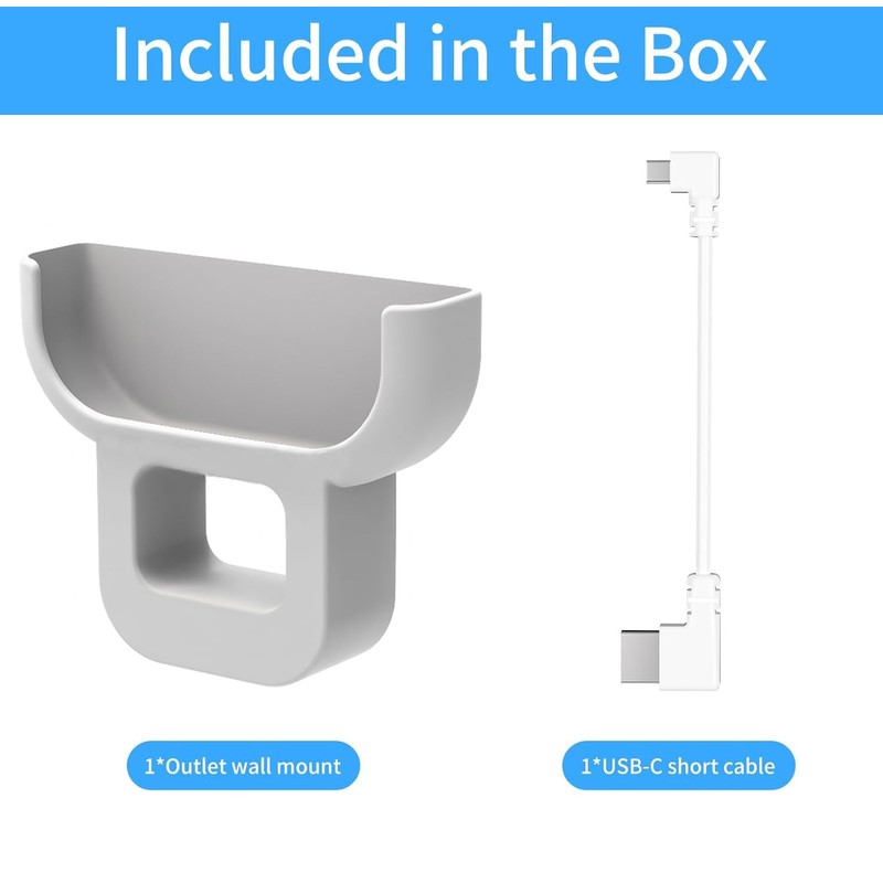 Outlet Wall Mount Compatible with Blink Sync Module XR, Space