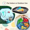 MEKA Tuff Tray with Solar Fountain, Sensory Water Play Tray