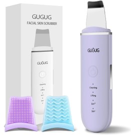 GUGUG Espátula exfoliante de piel, espátula facial, removedor de puntos negros, herramientas para el cuidado de la piel con 4 modos, limpiador facial portátil