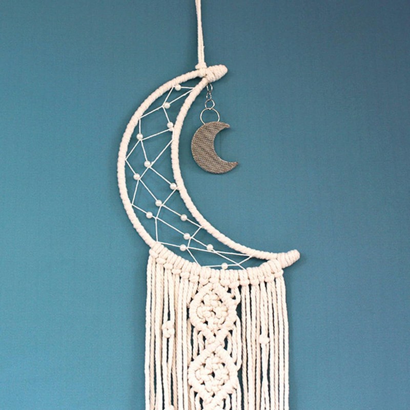CENPEK DIY Moon Dream Catcher Kit for Beginners Wall Hanging