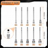sourcing map 10pcs Nut Driver Drill Bit 6-19mm Metric Impact