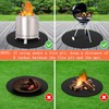 Grill Mats for Outdoor Grill,Fire Pit Mat for Under Fire