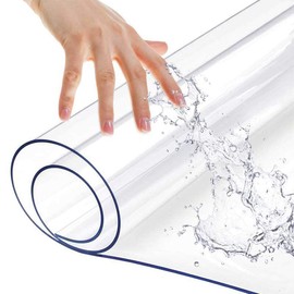 Multi Size 28x36 inch Furniture Table PVC Protector Clear Plastic Wipeable Tablecloth Eco Thick Protective Desk Cover Glass Vinyl Dinner Granite Countertop Writing Desk Mat Protection Pad Easy Clean
