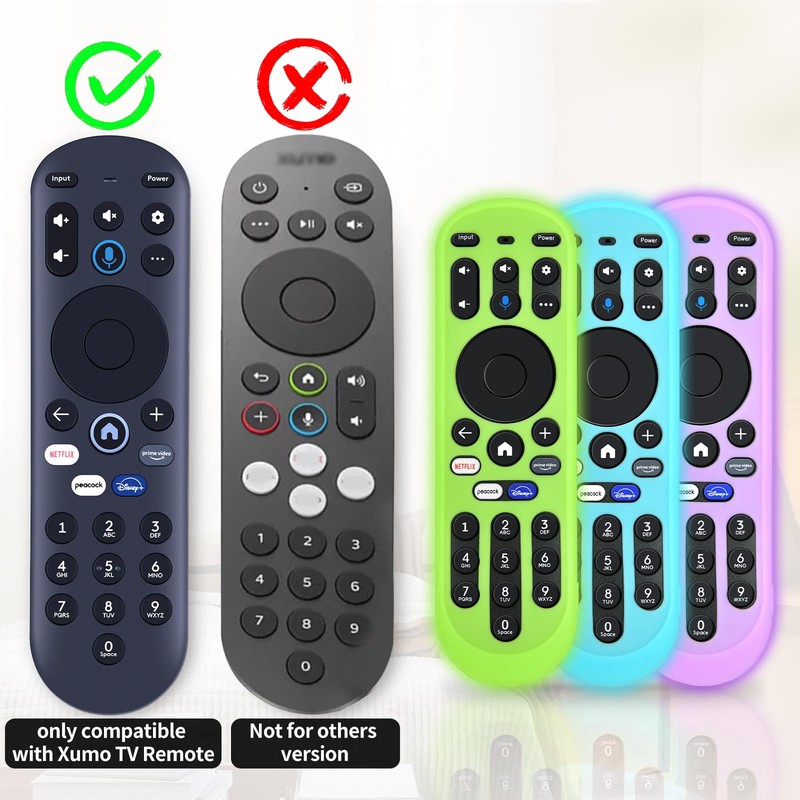 Glow Green Cover for Xumo TV Remote Silicone Case for