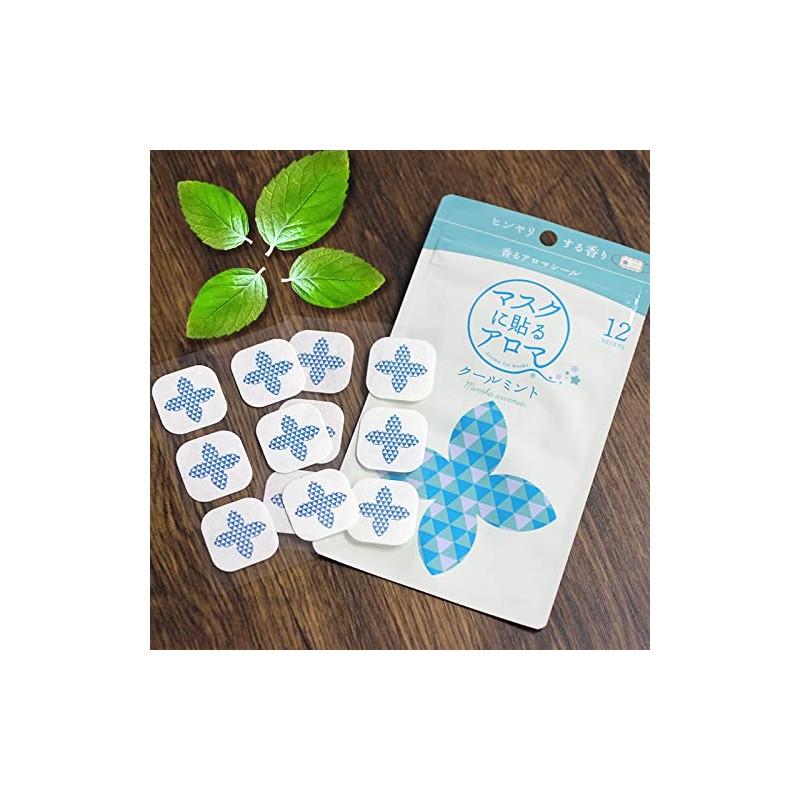 Aroma Scented Aroma Stickers for Masks (Cool Mint, Packaging Version