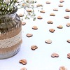 Wedding Table Decorations Rustic Small Wooden Love Hearts Wooden Table