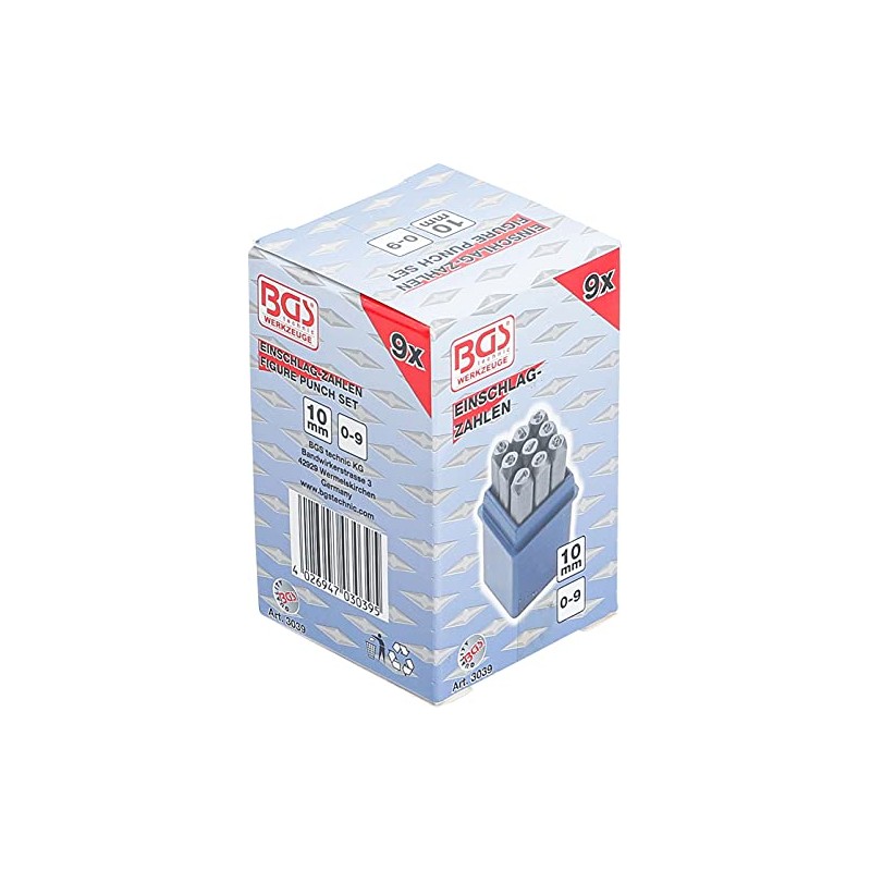 BGS BGS 3039 | Einschlagzahlen | 10 mm | DIN