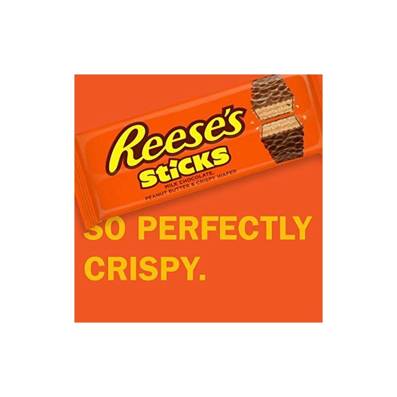 REESE'S Peanut Butter Candy Sticks, King Size (Pack of 24)