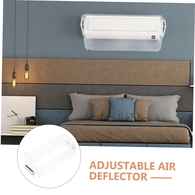 jojofuny Adjustable Air Vent Deflector Air Conditioner Vent Deflector Easy