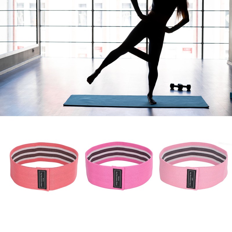 3PCS Resistance Bands Elastic High Pulling Force Exercise Workout Band