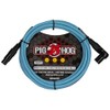 Pig Hog PHMH10DBR Hex Series, 10ft Right Angle Mic Cable,