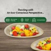 ECO Leaf | 25 Pack Oval Disposable Palm Leaf Plates