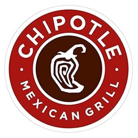 Chipotle Logo Decal Sticker - Sticker Graphic - Auto, Wall, Laptop, Cell, Truck Sticker for Windows, Cars, Trucks