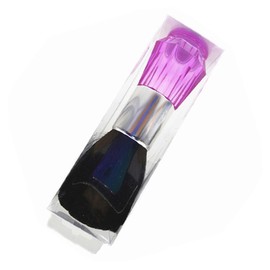 Healvian Crystal Handle Hair Brush Hairdressing Face Duster Brush Pink Business Card Holder Barber Hair Removal Hair Removal Brush Barber Duster Brush Pro Brush Rosy