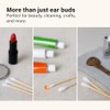 200 Pcs Bamboo Cotton Buds Eco Friendly Biodegradable Swabs with