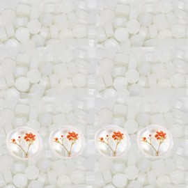 720Pcs Wax Sealing Beads, Translucent Sealing Wax Beads, 0.55lb Octagon Wax Seal Beads for Wax Seal Stamp, Cards, Wedding Invitations, Wine Packages, Gift Wrapping, Letter Sealing (Transparent)