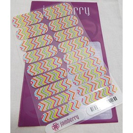 Jamberry Nail Wrap - Candy Chevron (RETIRED)