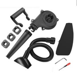 Leaf Blower Metal ABS Angle Grinder Conversion Leaf Blower Lightweight Electric Blower Boosted Fan Snap On Design Handheld Electric Blower for Industry Home and Work