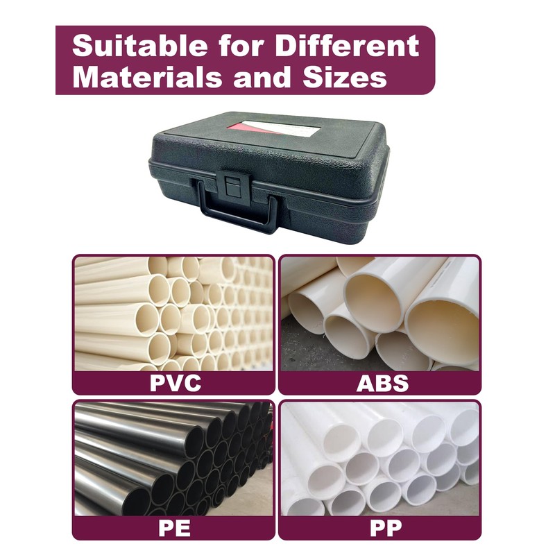 7 Pcs PVC Pipe Reamer Kit With 3/4 inch, 1