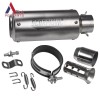 Unbranded Stainless Exhaust Universal 2 Inch Muffler Pipe for Motorcycle