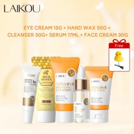 Laikou Snail  Vc Skincare Set 6pcs Hydrating Reducing Spots                                                                                           