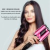 Vimi Rizador De Cabello Triple Tubo Ceramica Peinado Automático
