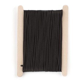 HERCULES Paracord Guy Rope, Camping Rope, Tent Rope, Load Capacity 550.1 lbs (250 kg), 7 Cores, Black, 33.1 ft (15 m)