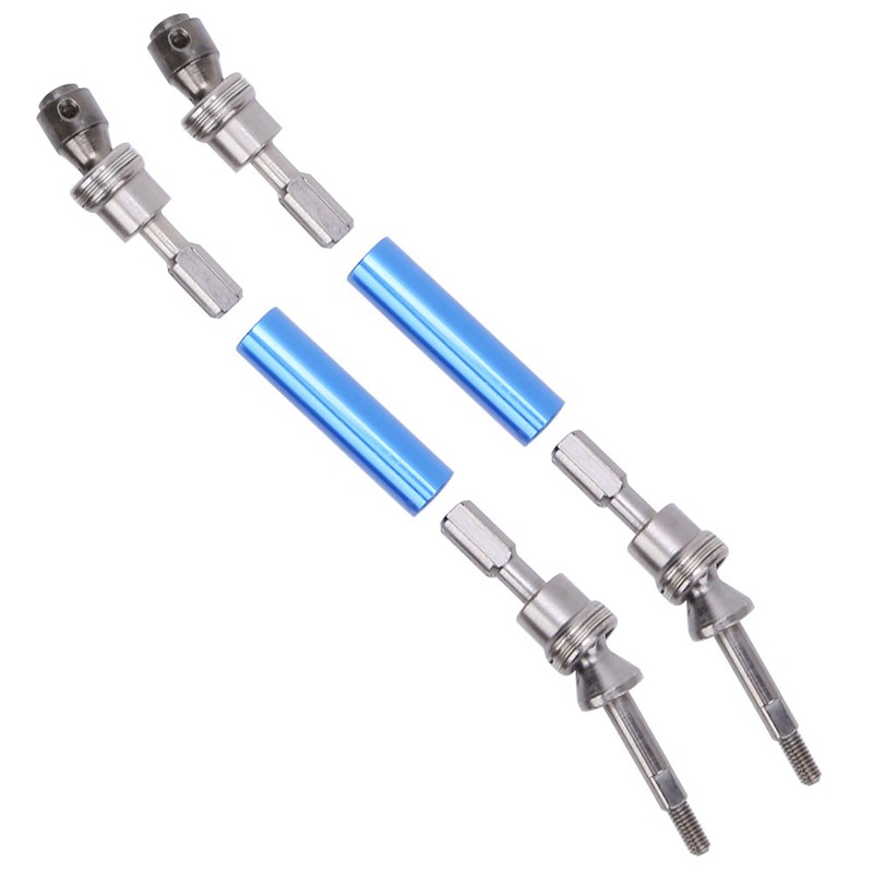 Metal Rear CVD Drive Shaft Set Fit for Traxxas Slash