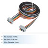 MECCANIXITY 1 Pcs 10 Pin Flat Rainbow Ribbon Cable FC/FC