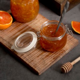 HIC Kitchen Replacement Gasket Seals, European-Grade Silicone, Fits Regular Mouth Canning Jars, Set of 4