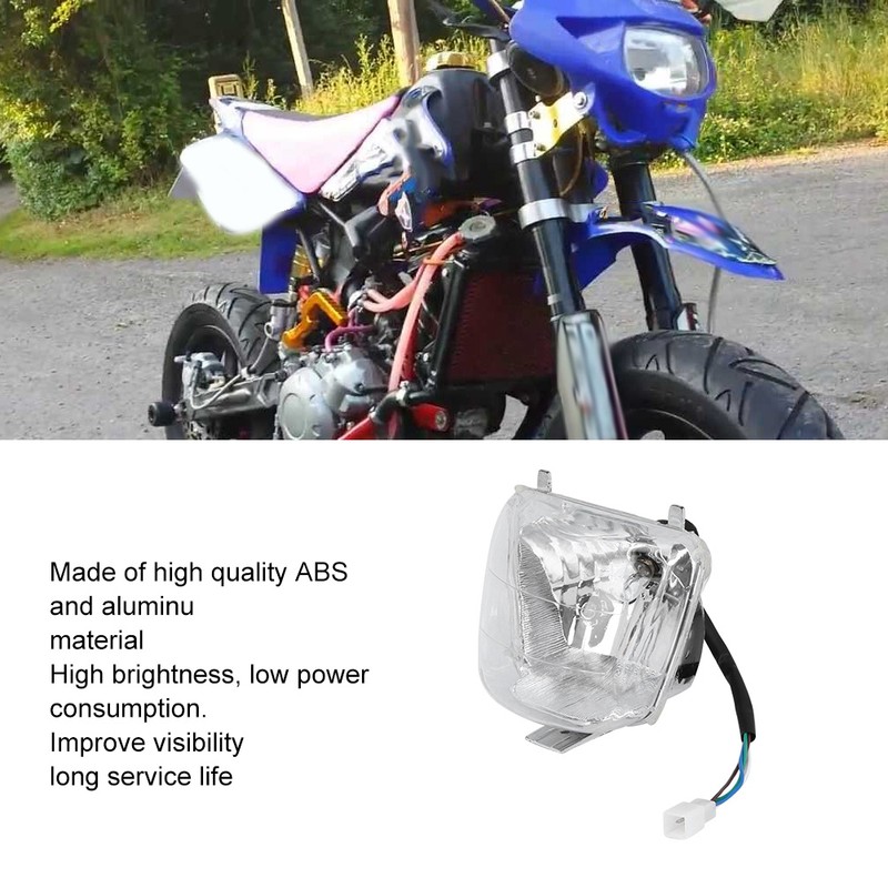 12V Head Rear Tail Light Lamp Dinosaur Style Fit for