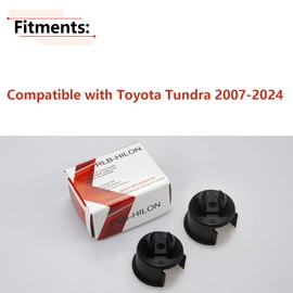 RLB-HILON 2PCS Tailgate Bushing Compatible with Toyota Tundra 2007-2023, Rear Right Passenger Side Tail Gate Hinge Pivot Plastic Insert